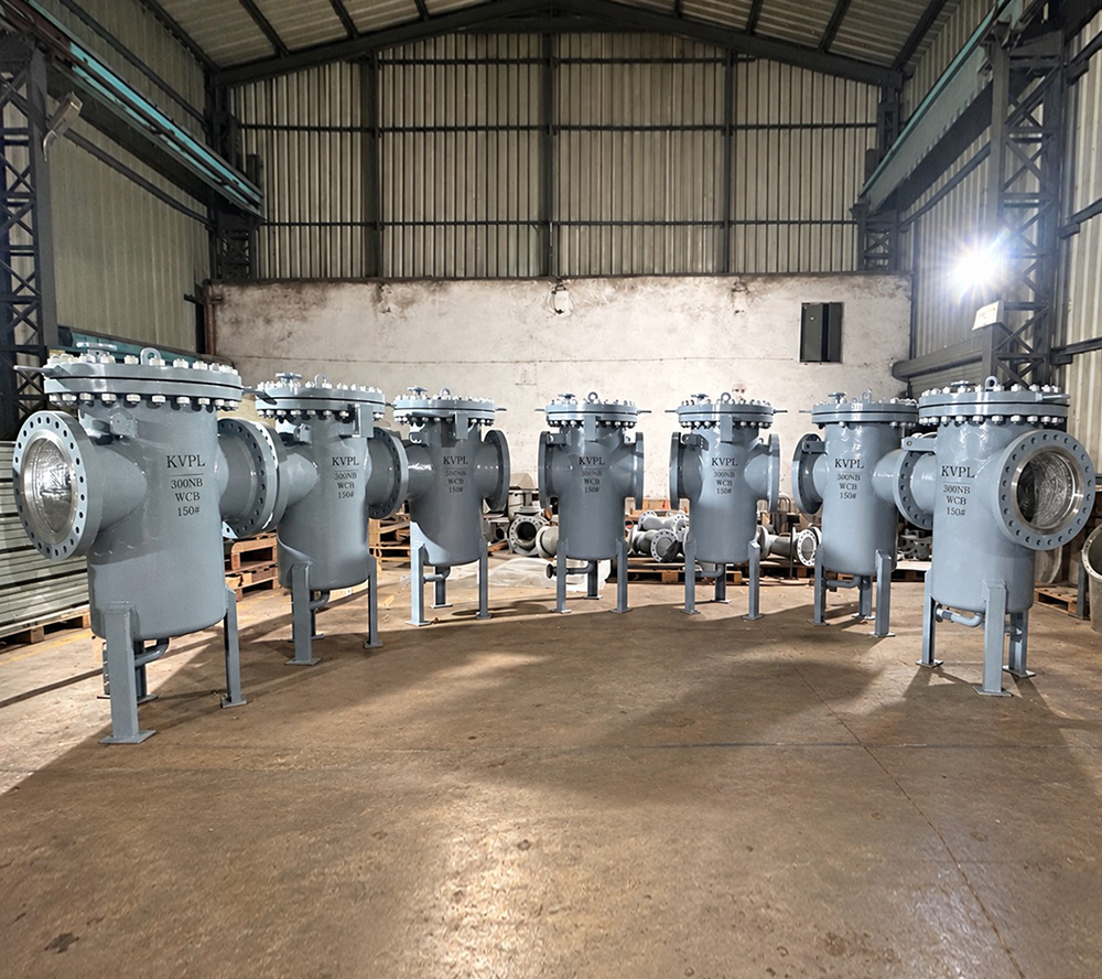 Basket strainers with Weldoverlay